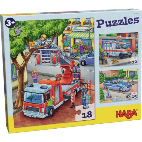 Puzzles Polizei, Feuerwehr & Co.