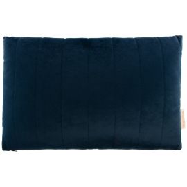 Akamba velvet Kissen 45x30 cm - Night blue