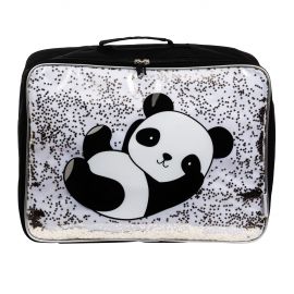 Koffer Glitzer Panda
