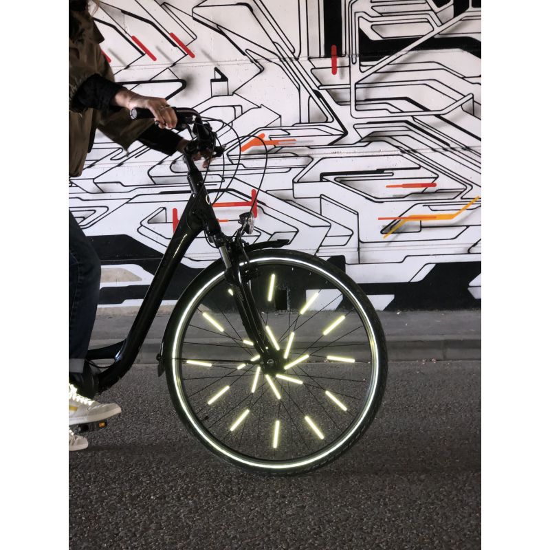 Fahrrad-Speichenreflektoren 12-Stücke Fahrrad Laufrad Speichen-Reflektoren  PAL