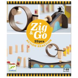 Zig & Go Aktion-Reaktion-Baukasten - 25-teilig