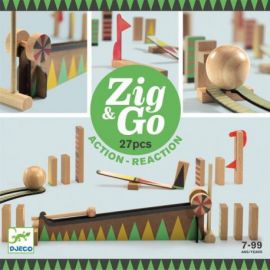 Zig & Go Aktion-Reaktion-Baukasten - 27-teilig
