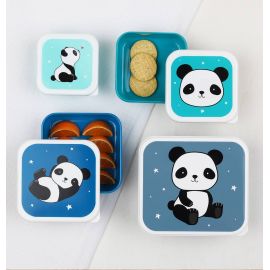 Brot- und Snackdosen Set - Panda