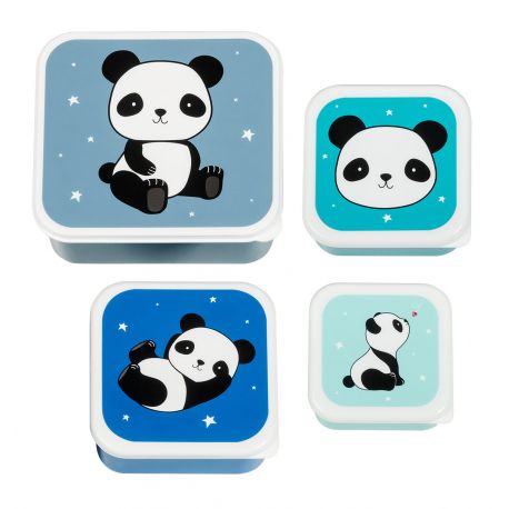 Brot- und Snackdosen Set - Panda