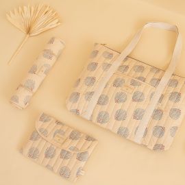 Nomad Wickelunterlage - Blue Gatsby & Cream
