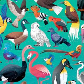 Puzzle - 36 Birds - 100 Teile