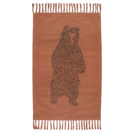 Gestrickter Teppich - Brave Bear