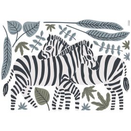 Wandaufkleber L - Zebras