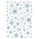 Wandaufkleber A3 - Stars - Dusty ice blue