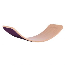 Wobbel Original transparent mit Filz - Aubergine