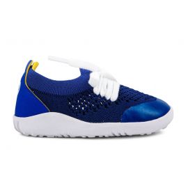 Schuhe Step Up Play Knit - Blueberry + Yellow