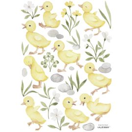 Wandaufkleber - 9 little baby ducks