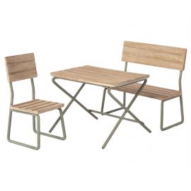 Garten MÃ¶bel Set mit Tisch, Stuhl und Bank