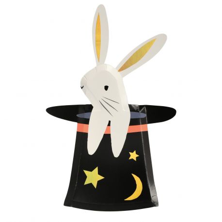 Papptellern - Bunny in Hat