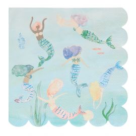 Servietten - Mermaids Swimming
