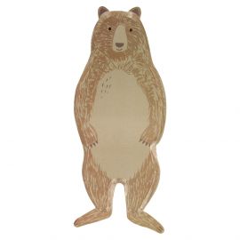 Papptellern - Brown Bear