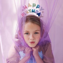 Happy Birthday Glitter Haarband