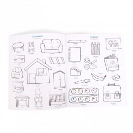 Mal- und Stickerbuch - Les Popipop