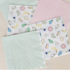 20 Servietten - Green Pastel Mix
