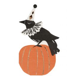 Servietten - Vintage Halloween Crow - Pack of 16