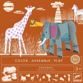 Color Assemble Play - Savanne