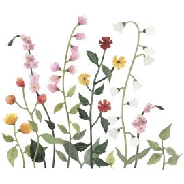 Wandaufkleber - Large Wild Flowers
