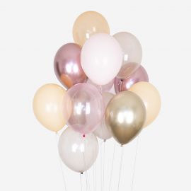 10 Ballons - mix all pinks