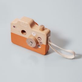 Holz Kamera - Orange