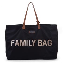 Tasche Family bag - Schwarz & Gold