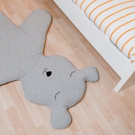 Teddybär Spielmatte - 150 cm - Jersey - Grau