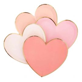 Kleinen Tellern - Pink Heart