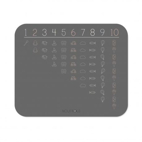 Tischset XL 55 x 45 cm - Learning Numbers