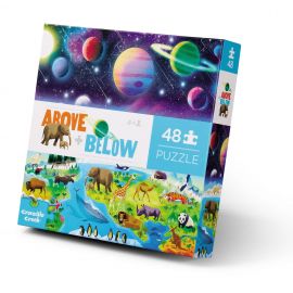 Puzzle Above & Below - Earth & Space - 48 Teile