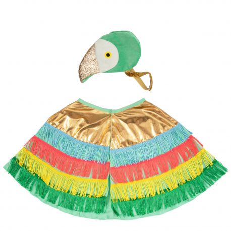 Dress-up-Kit -- Parrot Fringed Cape