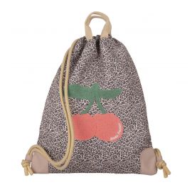 Turnbeutel City Bag Leopard Cherry