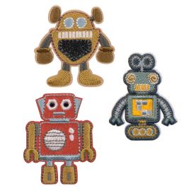 Textil-Sticker - Robots