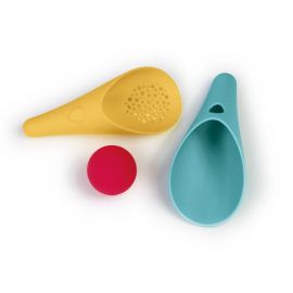 Multifunktionales Sandspielzeug Cuppi - Banana Blue