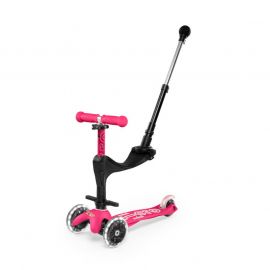 Micro Scooter Mini 3in1 Deluxe Plus - LED Pink