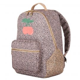 Rucksack Bobbie Leopard Cherry