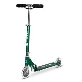 Micro Aluminiumscooter Sprite - Forest Green LED