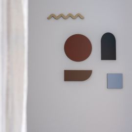 Wanddeko Wall Shapes No.7 - Earthy Tones