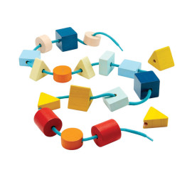 Plan Toys - Lacing Geo Beads - Unit Link