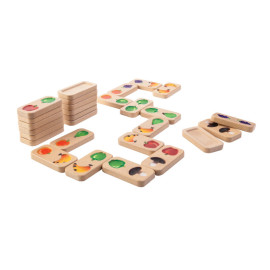 Plan Toys - Domino Obst und Gemüse (Gradient)