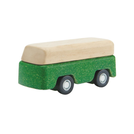 Plan Toys - Grüner Bus - PlanWorld Holzauto