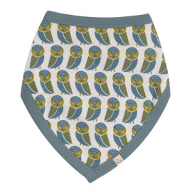Bio -Baumwollbanda Bandana - Blaue Eulen