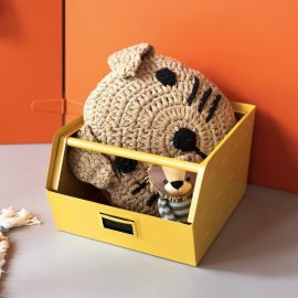 Bewahrbox aus metall original yellow