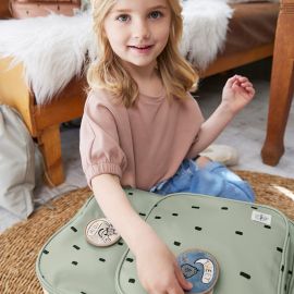 Kinderkoffer Happy - Prints olive