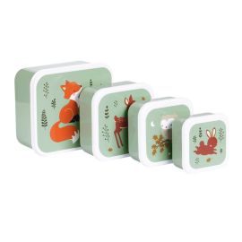 Lunch & Snackbox Set - Bos Freunde / Salbeigrün