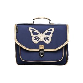 Schultasche - blauer Schmetterling - 38 cm - neue Form