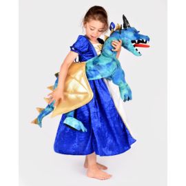 Den Goda Fen - Blue Dragon Kostüm - Single -Staile Ride 120x60 cm